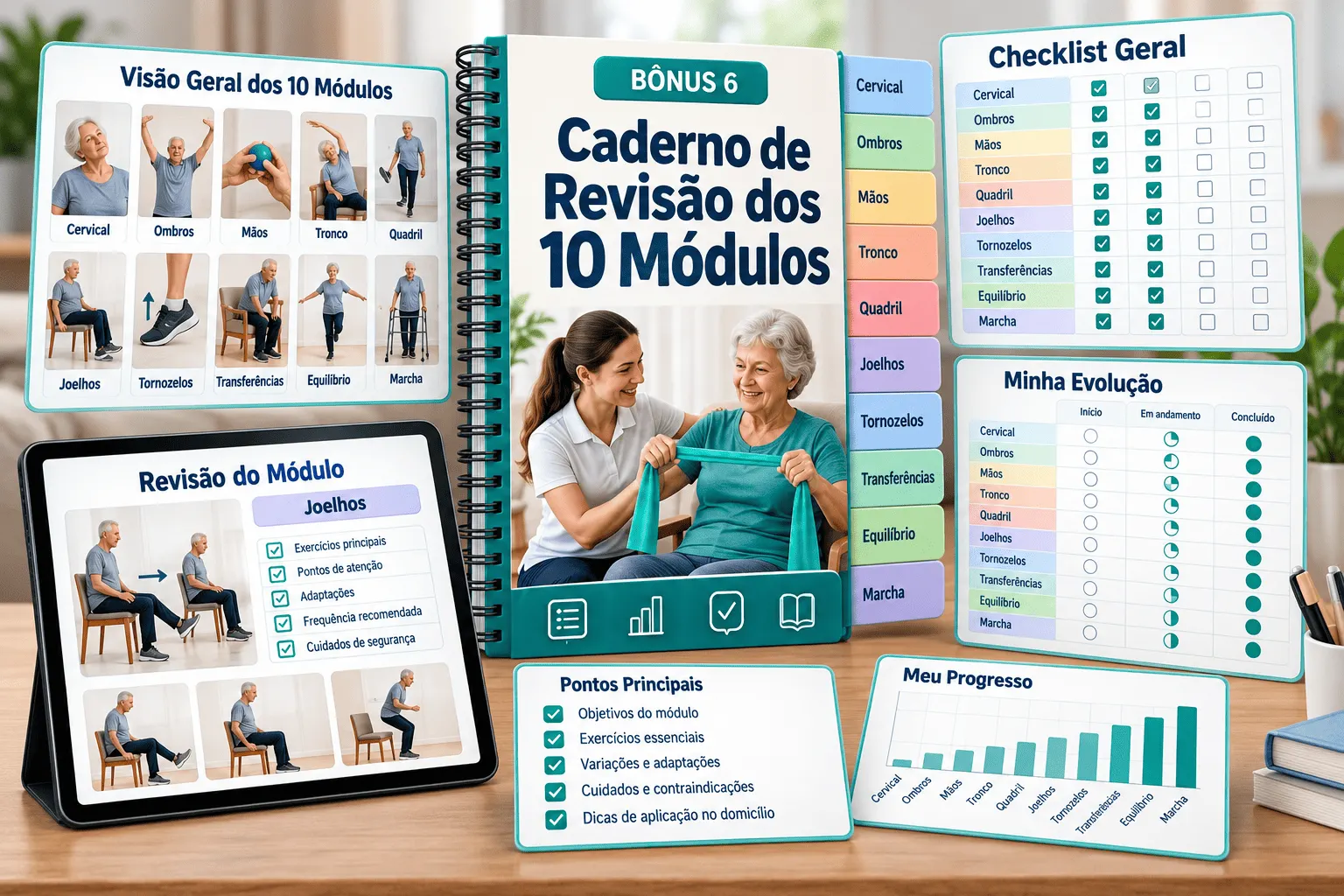 Caderno de Revisão dos 10 Módulos