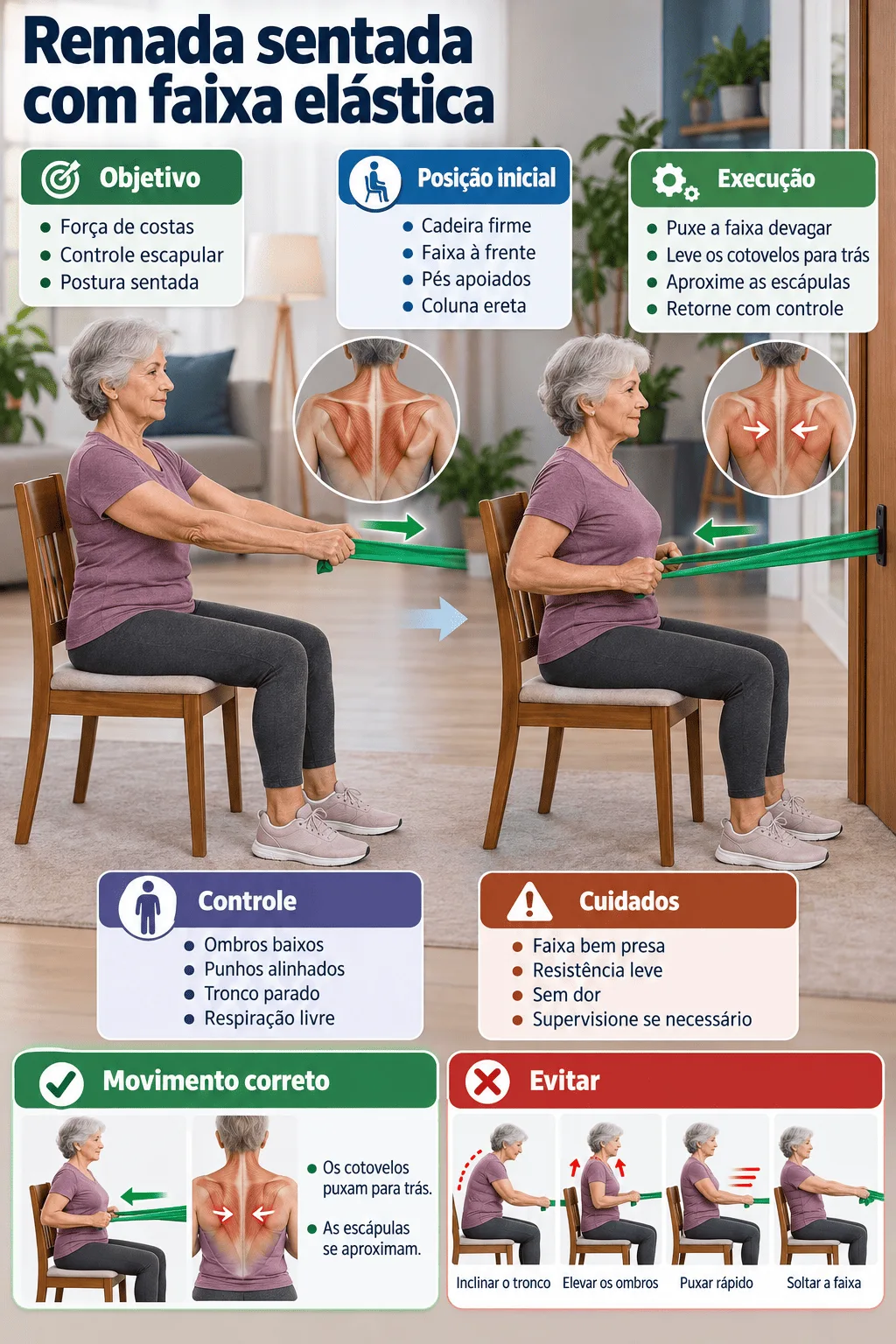 Ficha visual de Fisioterapia Geriátrica Domiciliar