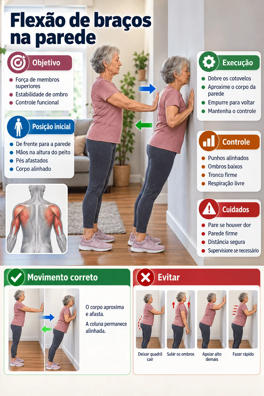 Ficha visual de Fisioterapia Geriátrica Domiciliar
