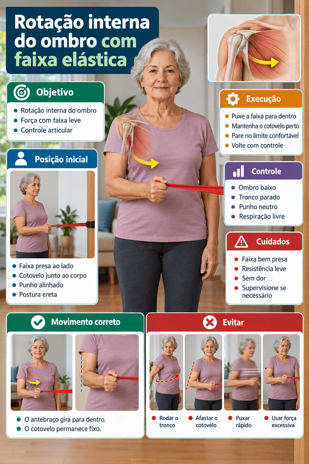 Ficha visual de Fisioterapia Geriátrica Domiciliar