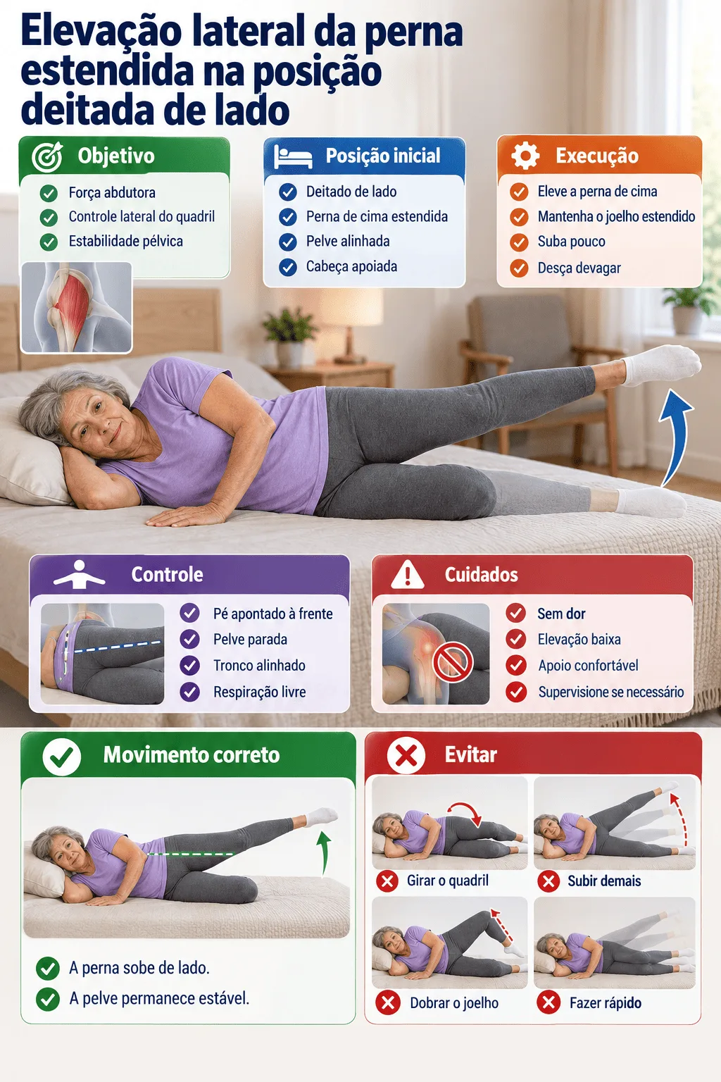 Ficha visual de Fisioterapia Geriátrica Domiciliar