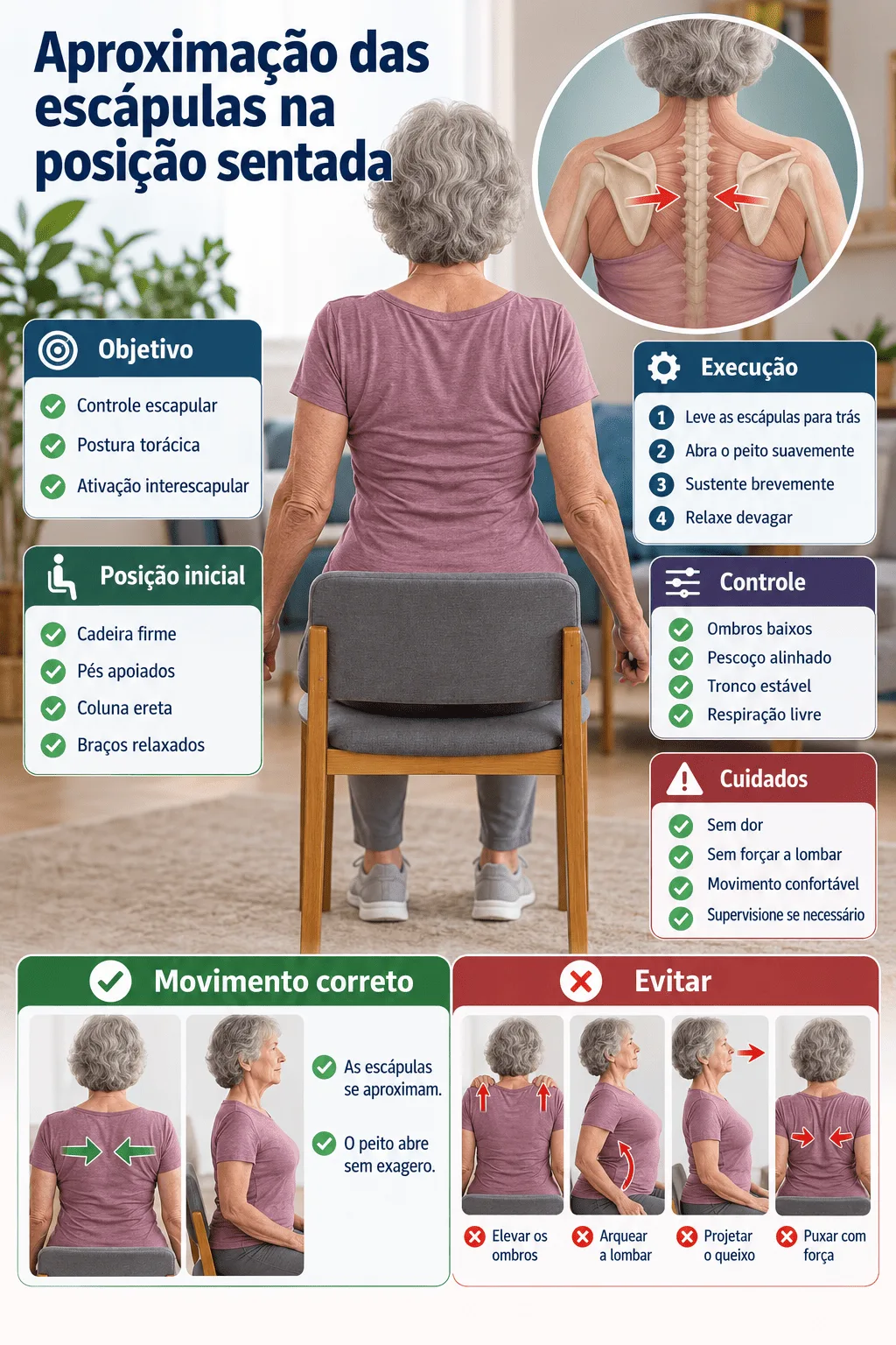 Ficha visual de Fisioterapia Geriátrica Domiciliar