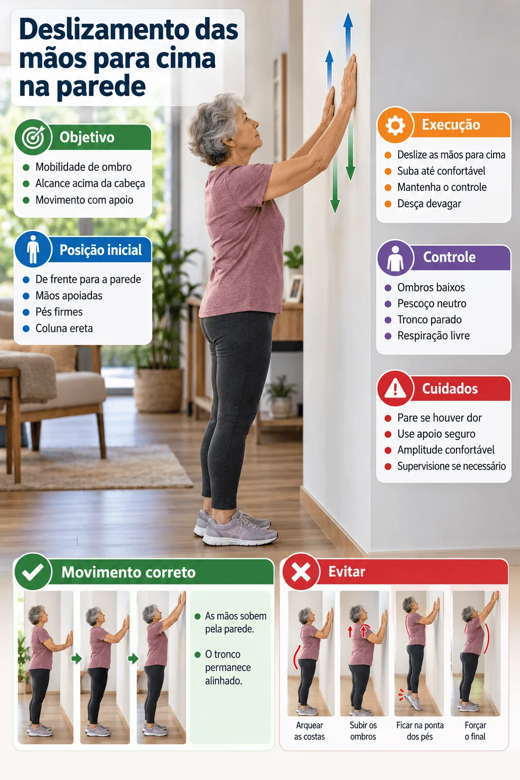 Ficha visual de Fisioterapia Geriátrica Domiciliar